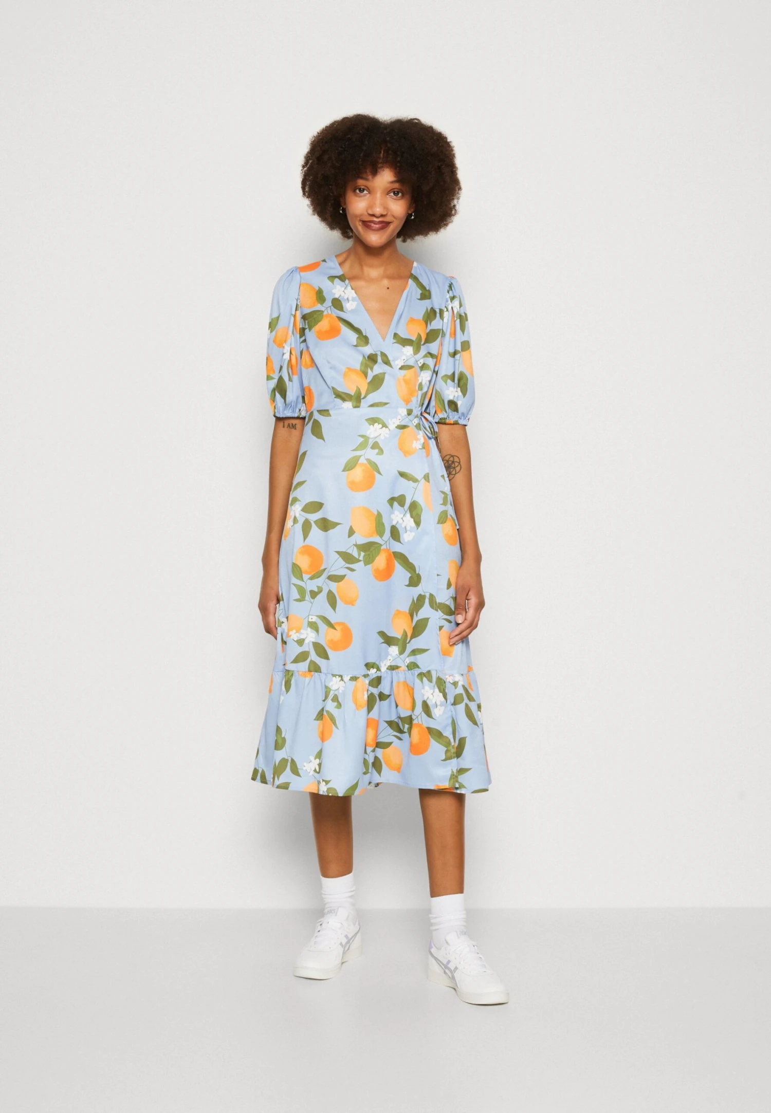 Yaselly Midi - Jurk - Blue 3 Yaselly Midi - Jurk - Blue