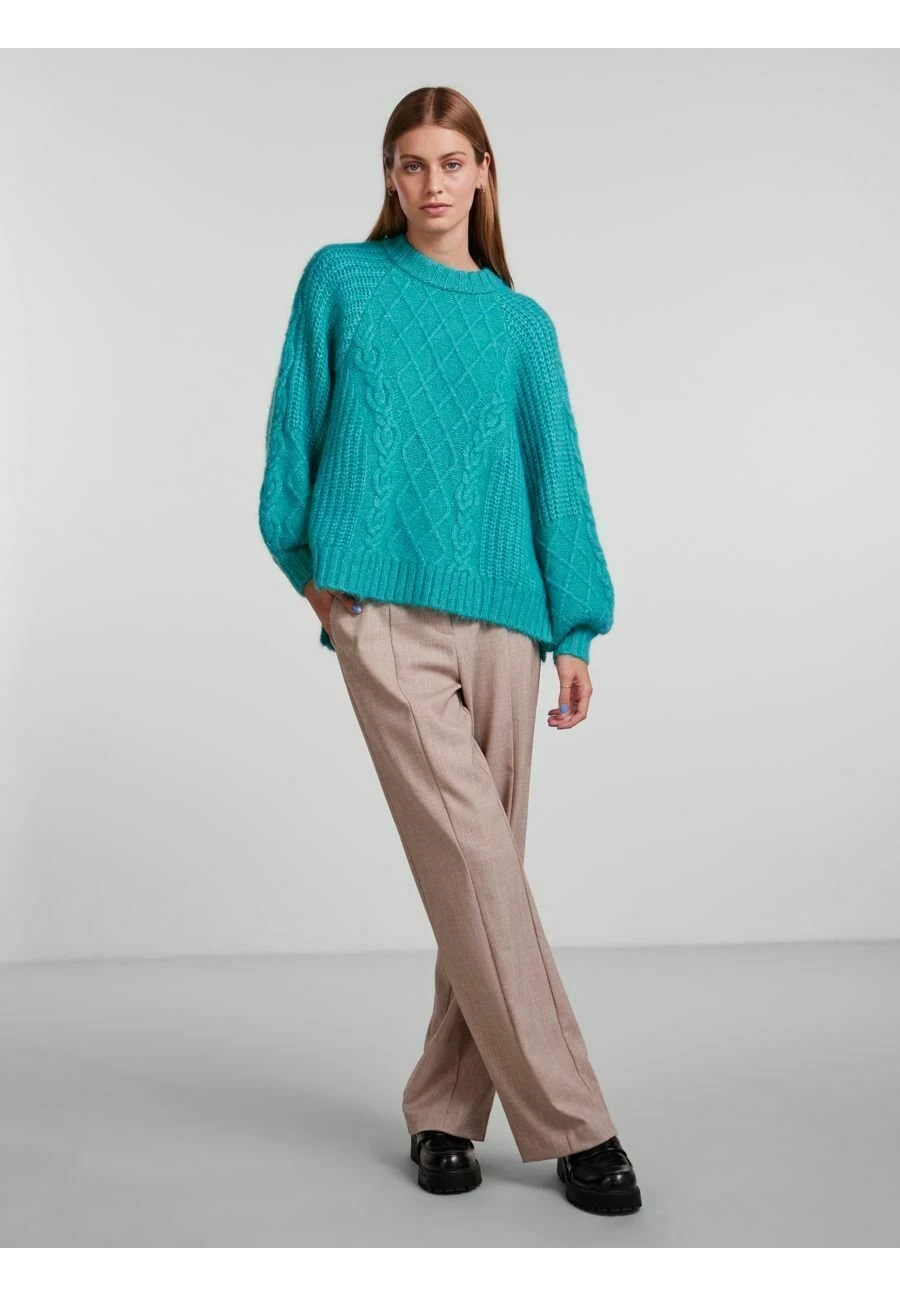 YAS Elna - Trui - Viridian Green 4 YAS Elna - Trui - Viridian Green - Afbeelding 2