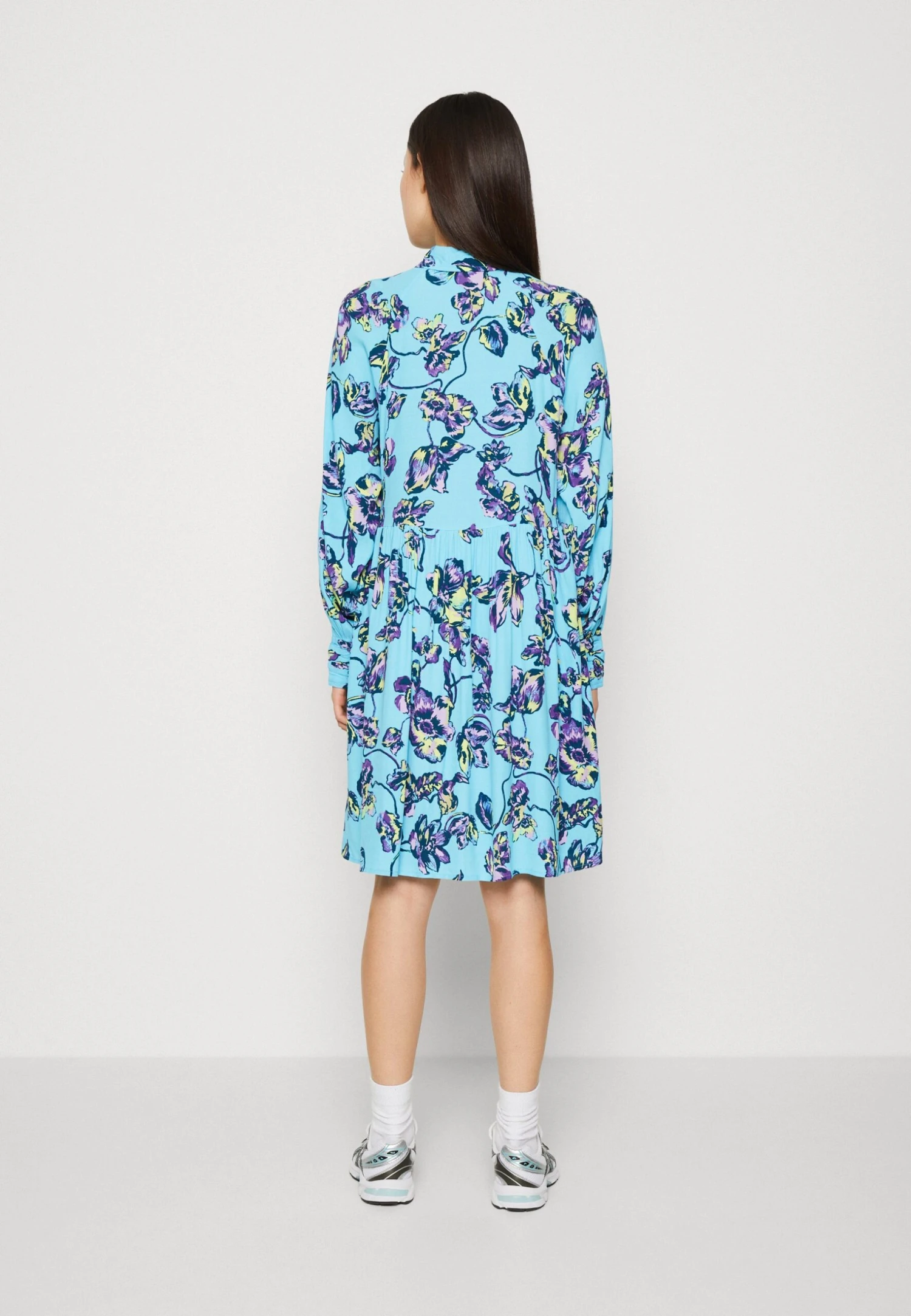 Yastopaz Shirt Dress - Blousejurk - Blue 5 Yastopaz Shirt Dress - Blousejurk - Blue - Afbeelding 3