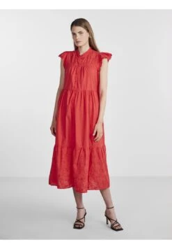 Yasviola Long Shirt Dress - Maxi-Jurk - Bittersweet