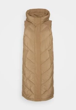 Yascari Long Padded Gilet - Bodywarmer - Caribou -Yas 0419e6d3a6734a0dbd86d1600d8b799f