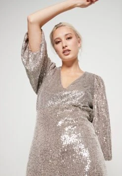 Yassteel 3/4 Dress - Show - Cocktailjurk - Silver -Yas 05785b8a60e64fbfb7e0e1881b31aa8f