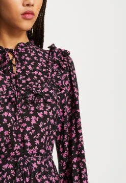 Yascharlot Long Dress - Jurk - Black/Charlot 13 Yascharlot Long Dress - Jurk - Black/Charlot -Yas 05b80b03425f4c71914a3b92ba3d94a1