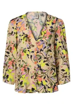 YAS Blouse - Beige/Mehrfarbig