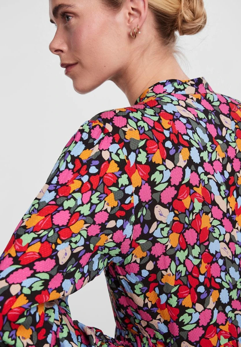 Yasalira Long Shirt Dress - Blousejurk - Garden Topiaryaop Small Flower Print 6 Yasalira Long Shirt Dress - Blousejurk - Garden Topiaryaop Small Flower Print - Afbeelding 4