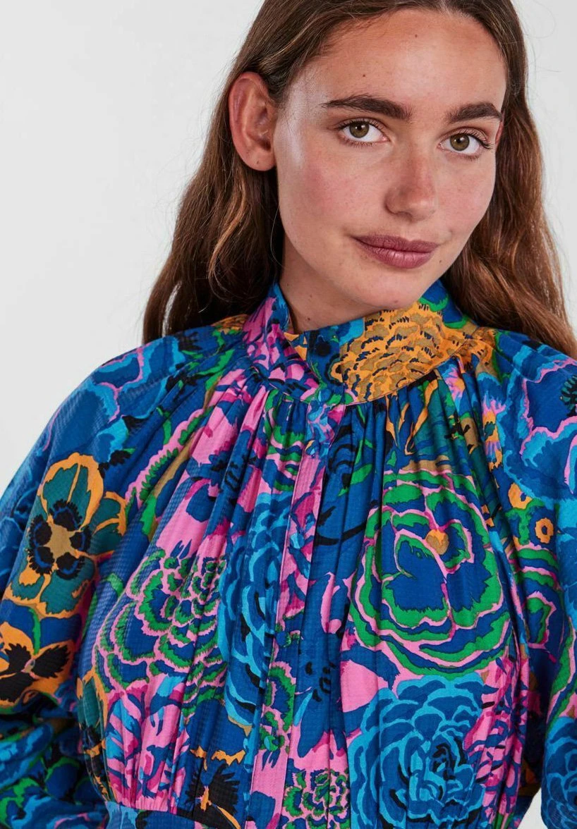 YAS Flori - Blousejurk - Nautical Blue 6 YAS Flori - Blousejurk - Nautical Blue - Afbeelding 4