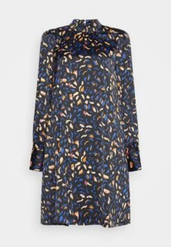 Yasspilo Longsleeve High Neck Dress- Jurk - Black/Spilo