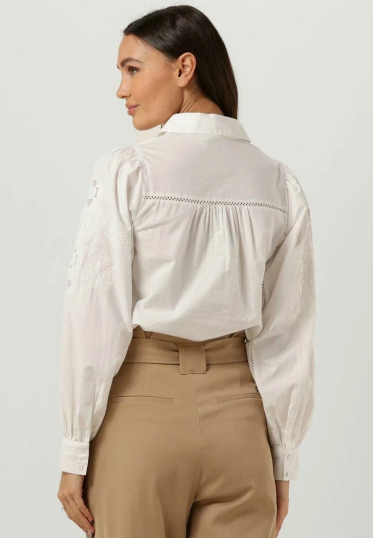 Yastimo Ls Maat - Overhemdblouse - Wit 4 Yastimo Ls Maat - Overhemdblouse - Wit - Afbeelding 2