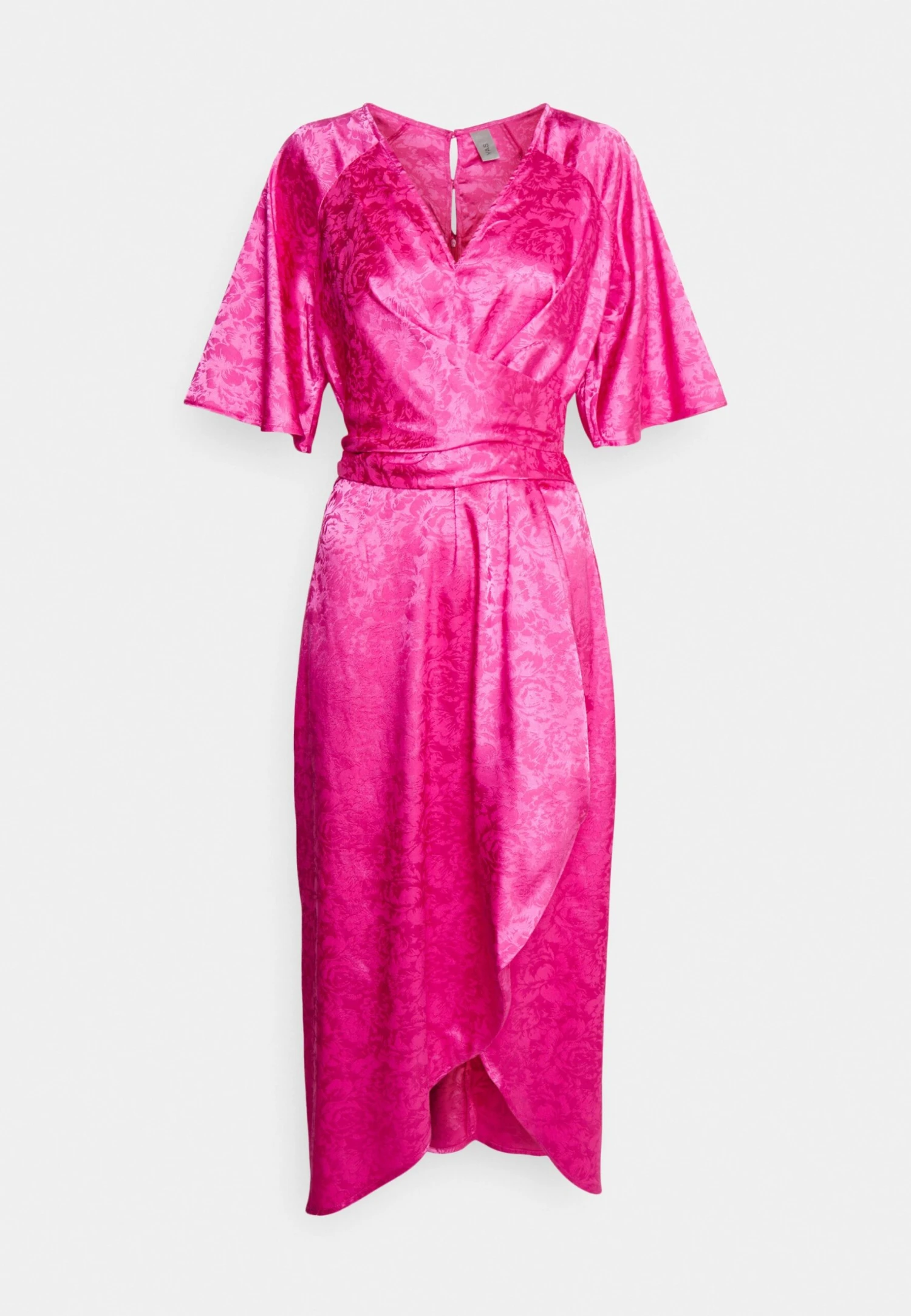 Yasretrieve Kimono Long Dress- Cocktailjurk - Carmine Rose 7 Yasretrieve Kimono Long Dress- Cocktailjurk - Carmine Rose - Afbeelding 5