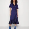 Yasthea Midi Wrap Dress- Galajurk - Evening Blue -Yas 0fbcfb0e9f8d490989d9889c855d6a26