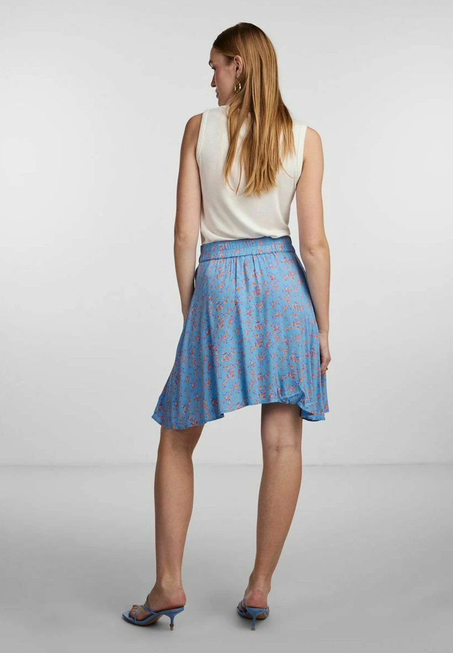 Yasmicca - A-Lijn Rok - Ethereal Blue 5 Yasmicca - A-Lijn Rok - Ethereal Blue - Afbeelding 3