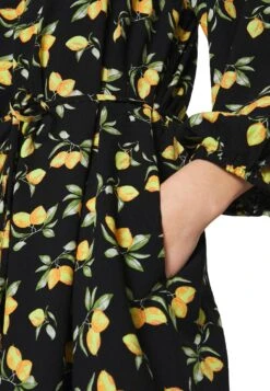 Yascitri 3/4 Midi Shirt Dress S. - Jurk - Black/Citri Print 11 Yascitri 3/4 Midi Shirt Dress S. - Jurk - Black/Citri Print -Yas 13788f6f9de143b6a9ae7e886ea20d1c