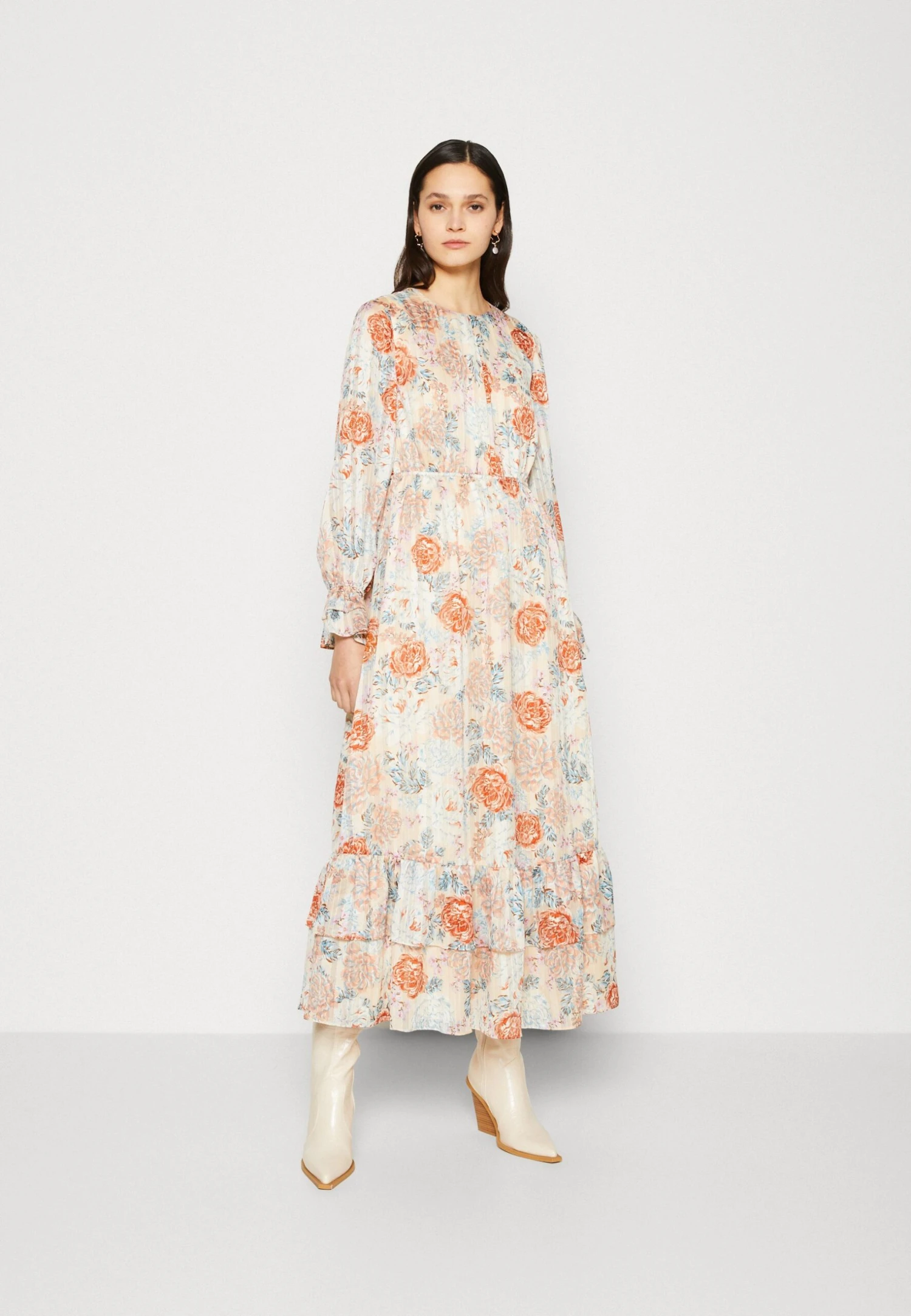 Yasfaduma Long Dress- Maxi-Jurk - Birch/Faduma 3 Yasfaduma Long Dress- Maxi-Jurk - Birch/Faduma