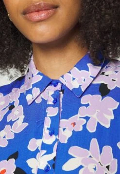 Yassavanna Long Shirt Dress- Blousejurk - Dazzling Blue 13 Yassavanna Long Shirt Dress- Blousejurk - Dazzling Blue -Yas 142707d4dd71463c9d8f9e672619cbb5