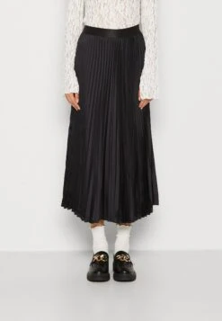Yasceline Midi Skirt - Plooirok - Black