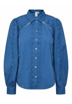 YAS Kenora Ls S Noos - Overhemdblouse - Federal Blue -Yas 15d750922a374735a2b4844ecc3ae94f