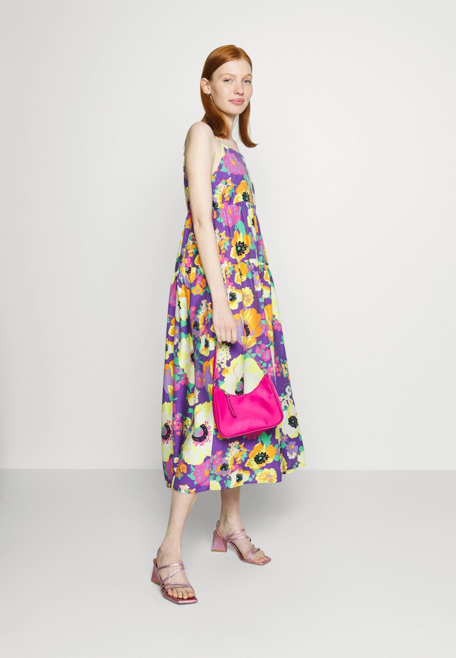 Yasspectrum Sl Long Dress S. - Maxi-Jurk - Deep Lavender/Spectrum Print 4 Yasspectrum Sl Long Dress S. - Maxi-Jurk - Deep Lavender/Spectrum Print - Afbeelding 2