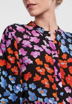 Yasalira Long Shirt Dress - Blousejurk - Blackaop Liro Print 11 Yasalira Long Shirt Dress - Blousejurk - Blackaop Liro Print -Yas 1822e0fbf293470b9c1a114bfa4b2abb