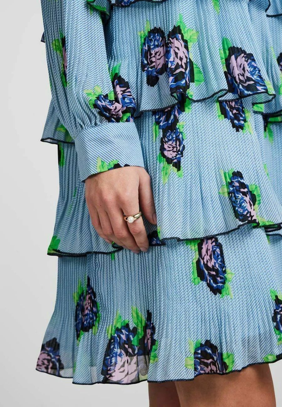 Yasrosola - Blousejurk - Blue Topaz 6 Yasrosola - Blousejurk - Blue Topaz - Afbeelding 4