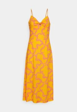 Yasmolea Strap Midi Dress - Jurk - Blazing Orange/Molea 12 Yasmolea Strap Midi Dress - Jurk - Blazing Orange/Molea -Yas 19137573a4c34e12a7e16e39e4d5ebc0
