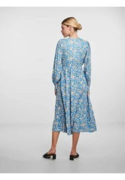Yasbimla Midi Wrap Dress - Jurk - Alaskan Blue -Yas 1927d5a812334c34875e0a8163f81d21