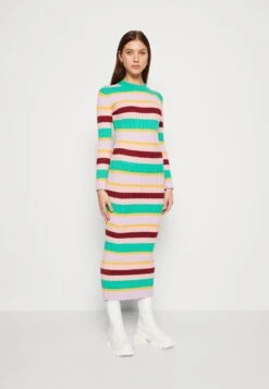 Yasperegrine Dress - Gebreide Jurk - Jelly Bean/Multicolor -Yas 19e06723d2004d12af7820dc76335bf2