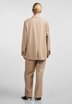 Yaslikka Blazer - Halflange Jas - Beige -Yas 1a358b3dd186445ca3078a8390950a28