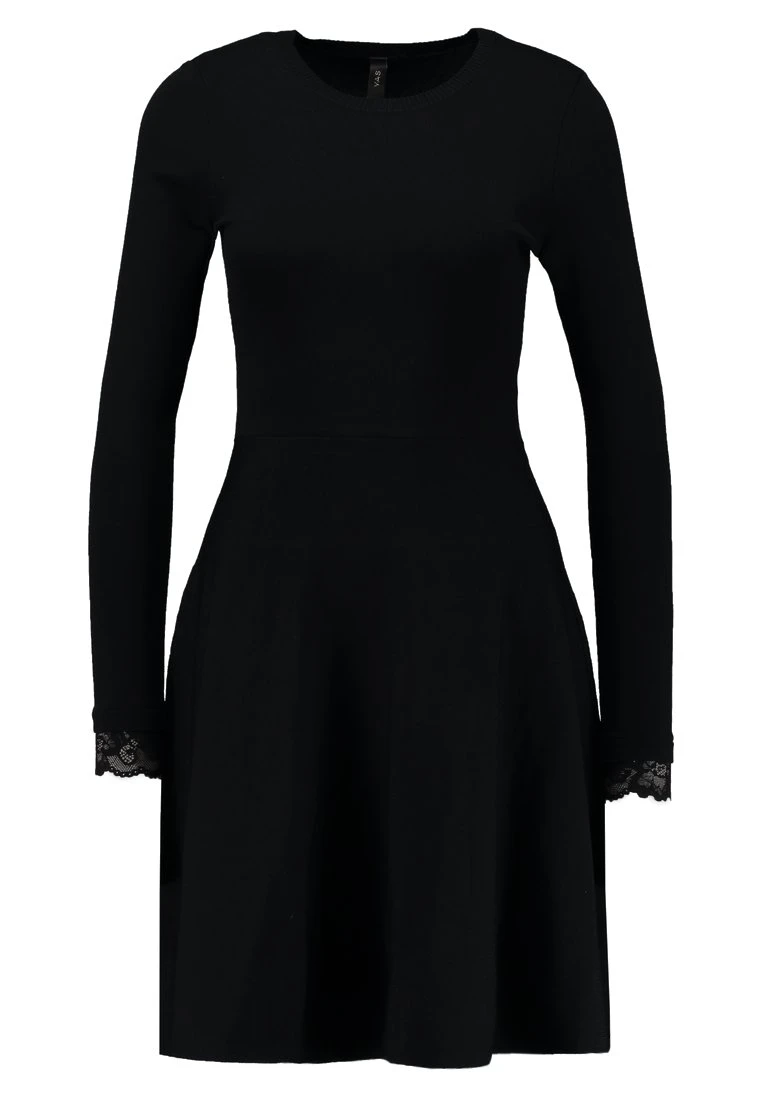 Yasbecco Dress - Gebreide Jurk - Black 6 Yasbecco Dress - Gebreide Jurk - Black - Afbeelding 4