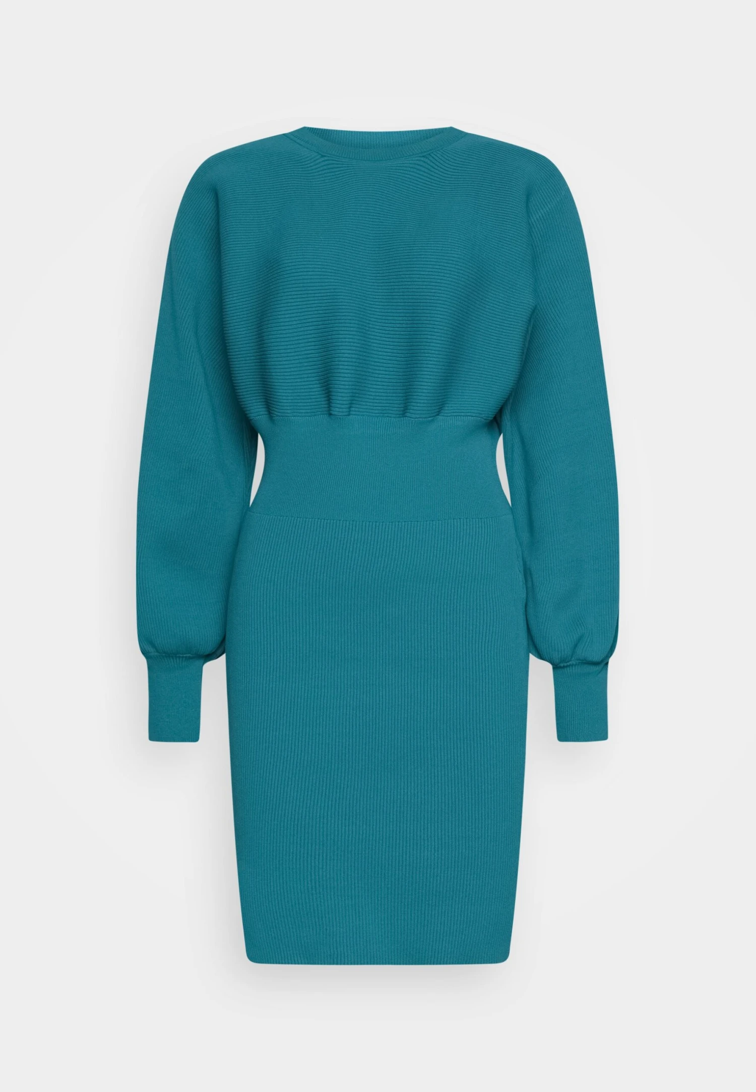 Yashally Longsleeve Dress - Gebreide Jurk - Deep Lake 3 Yashally Longsleeve Dress - Gebreide Jurk - Deep Lake