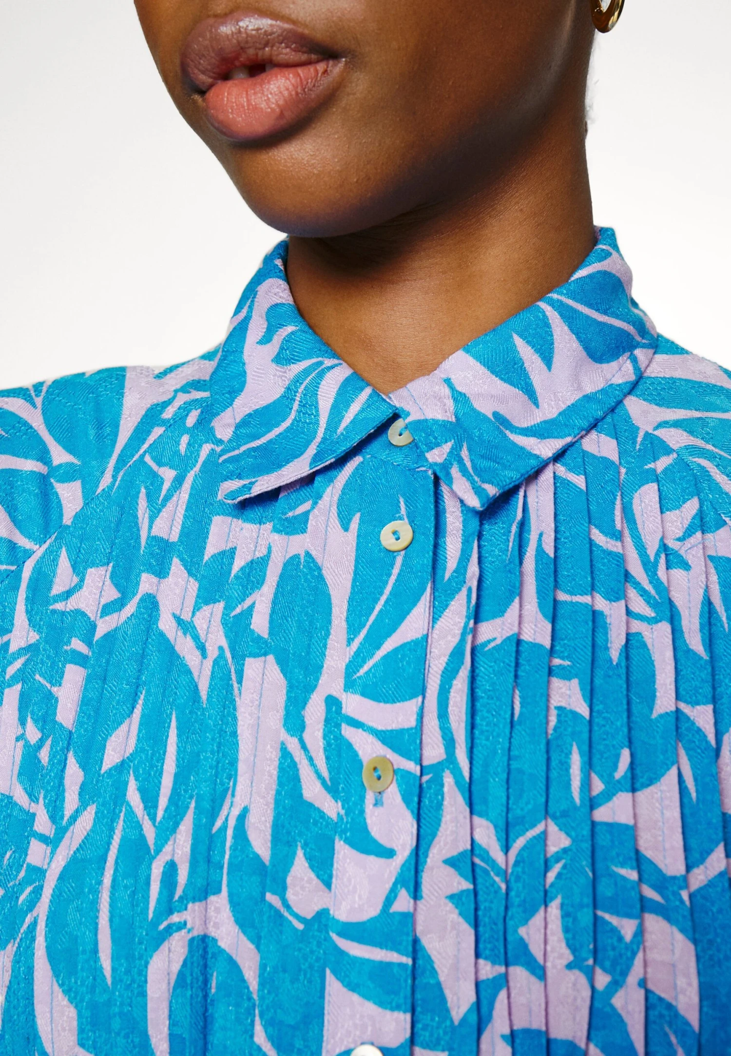 YAS Lefira 2/4 S Noos - Jurk - Dresden Blue 8 YAS Lefira 2/4 S Noos - Jurk - Dresden Blue - Afbeelding 6