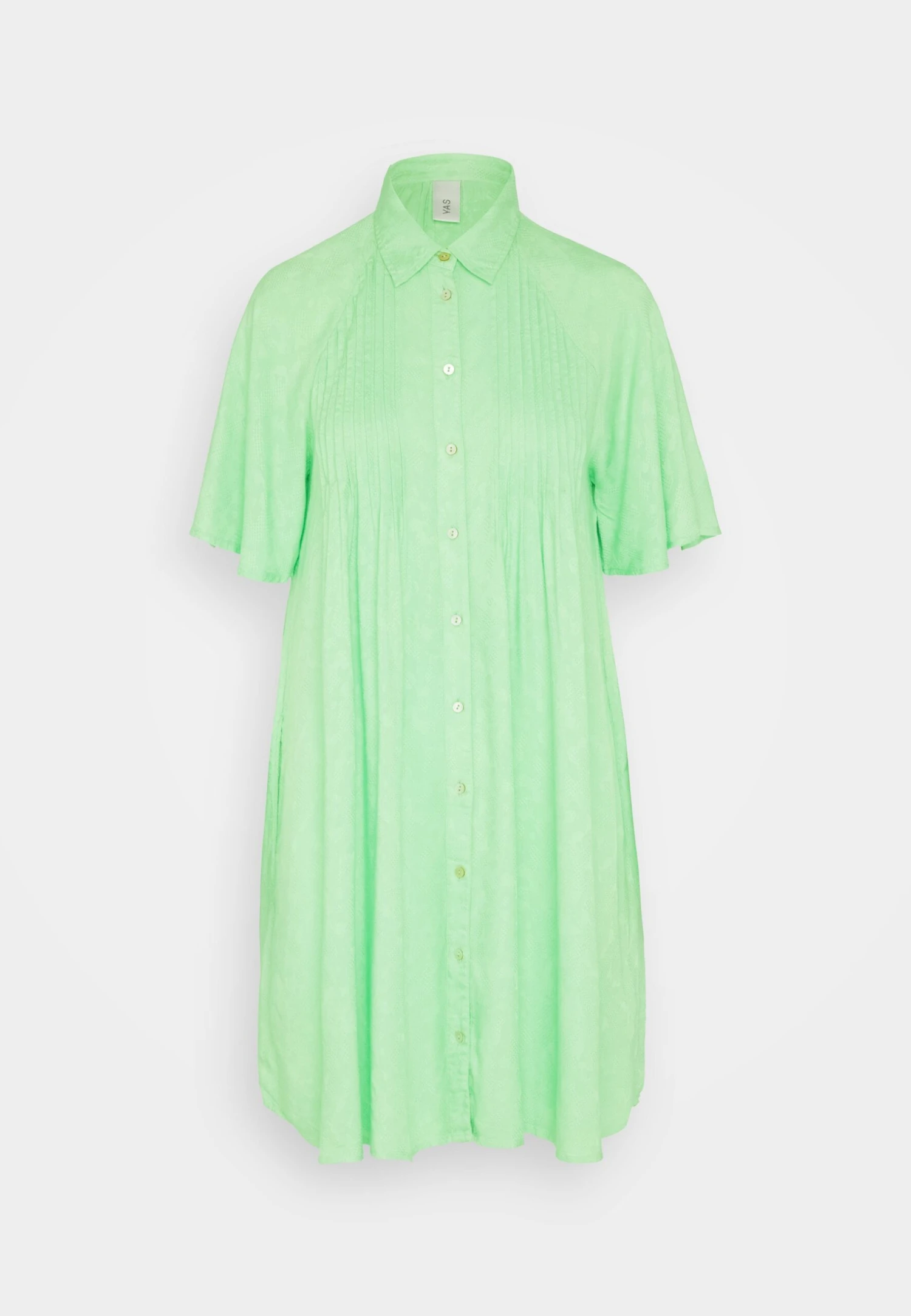 Yasfira Shirt Dress- Blousejurk - Summer Green 7 Yasfira Shirt Dress- Blousejurk - Summer Green - Afbeelding 5