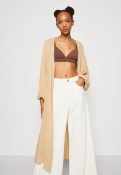 YAS Hot Long Slit Kimono- Lichte Jas - Beige -Yas 2241523bc5b449edb9611e77f51d2f69