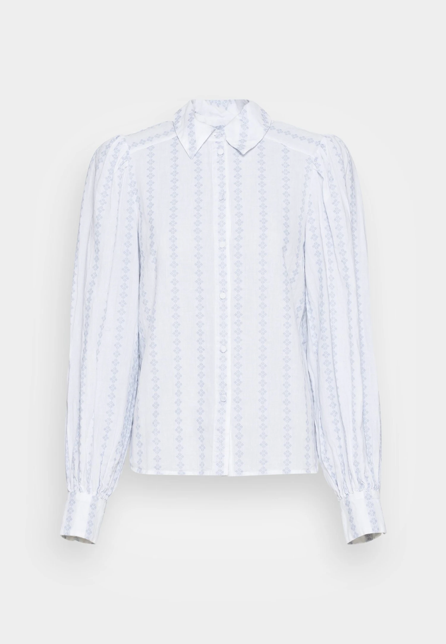 Yasvilora- Blouse - Star White/Country Blue 5 Yasvilora- Blouse - Star White/Country Blue - Afbeelding 4