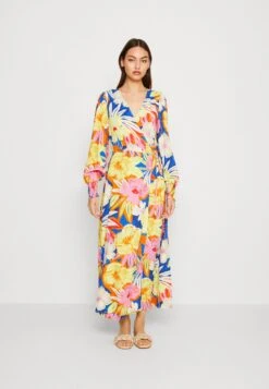 Yassimuna Wrap Dress - Maxi-Jurk - Princess Blue/Simuna