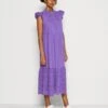 Yasviola Long Shirt Dress - Maxi-Jurk - Deep Lavender -Yas 25197c2030f548448961a226fbabc45f