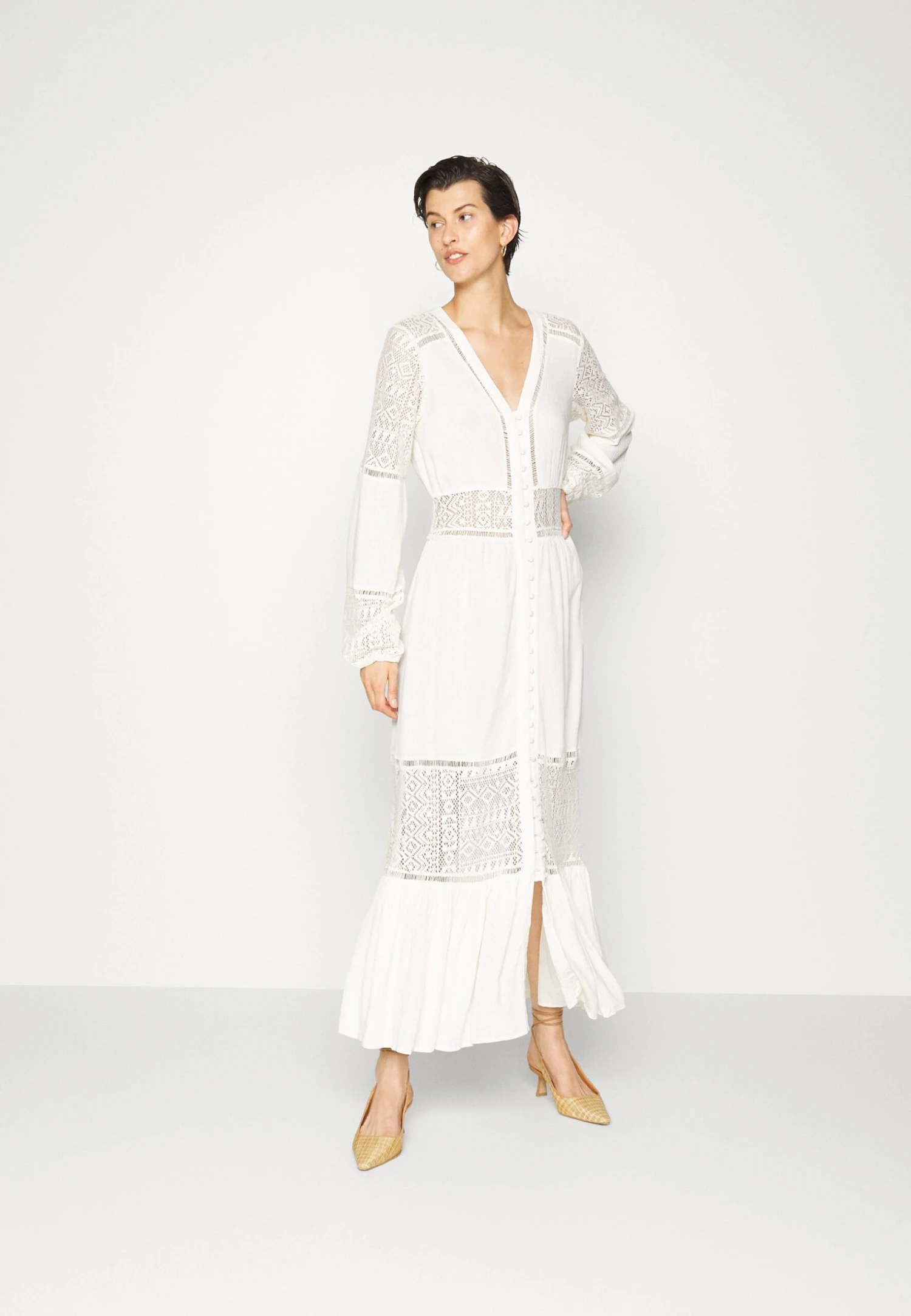 Yasmeza Long Dress - Maxi-Jurk - Eggnog 4 Yasmeza Long Dress - Maxi-Jurk - Eggnog - Afbeelding 2