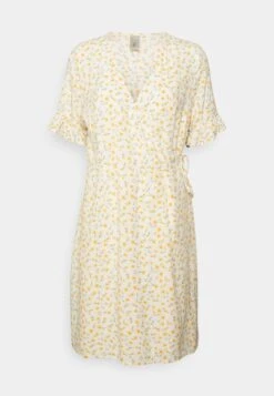 Yasselma Wrap Dress - Jurk - Eggnog/Yellow -Yas 29c7db974e68403686a3d226a55f66a0