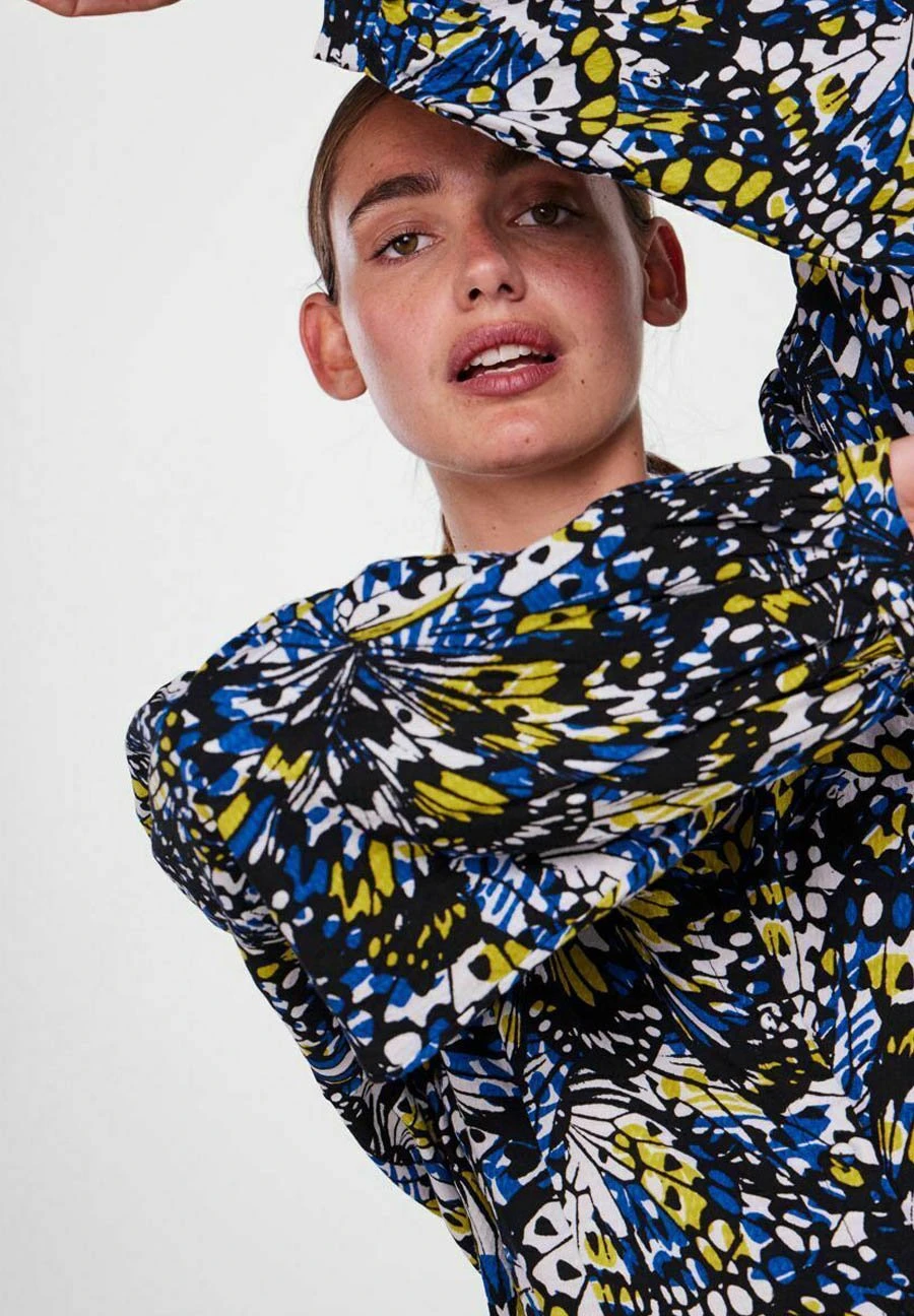 YAS Camofly - Overhemdblouse - Black 6 YAS Camofly - Overhemdblouse - Black - Afbeelding 4