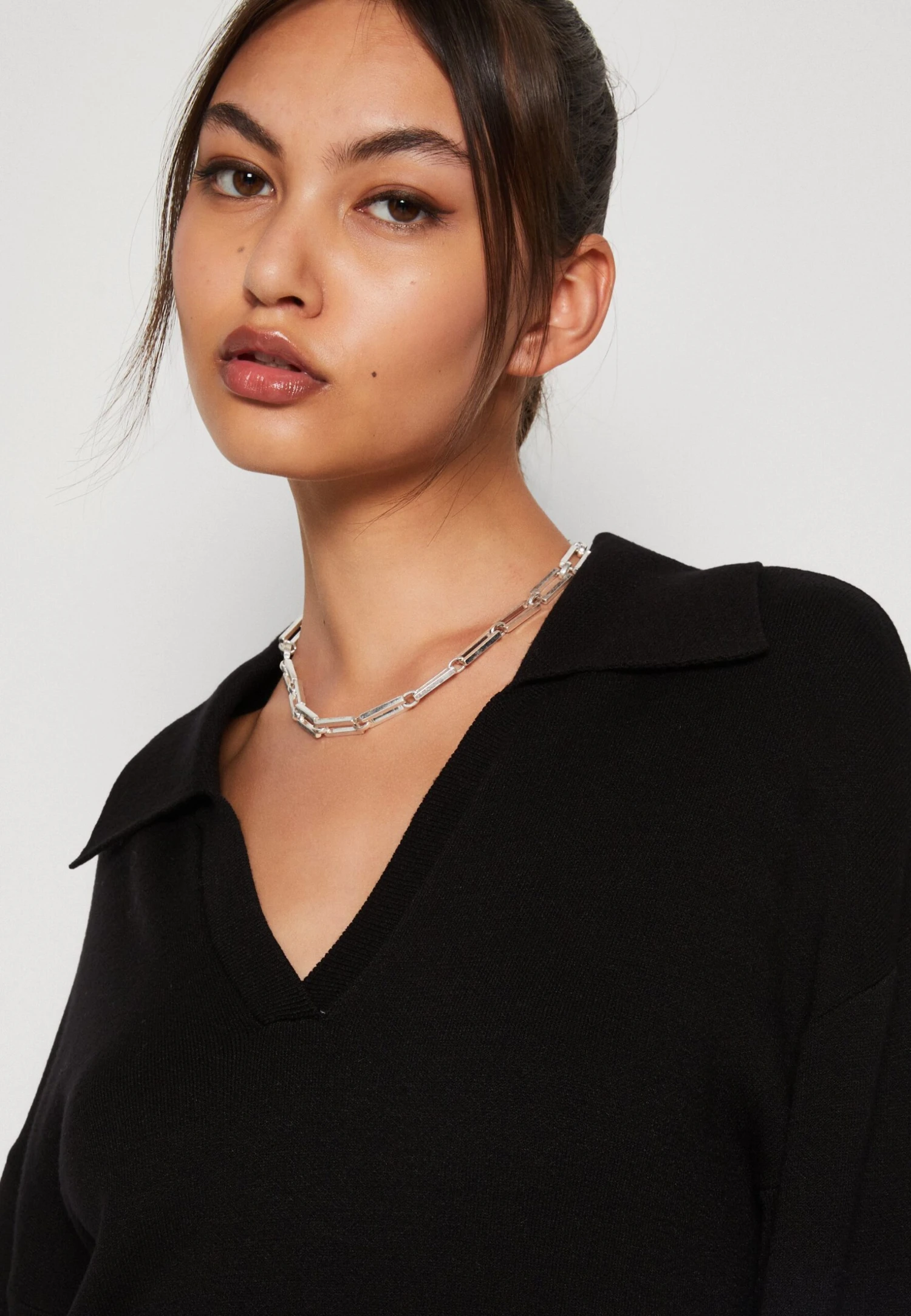 Yasabelia Dress - Gebreide Jurk - Black 6 Yasabelia Dress - Gebreide Jurk - Black - Afbeelding 4