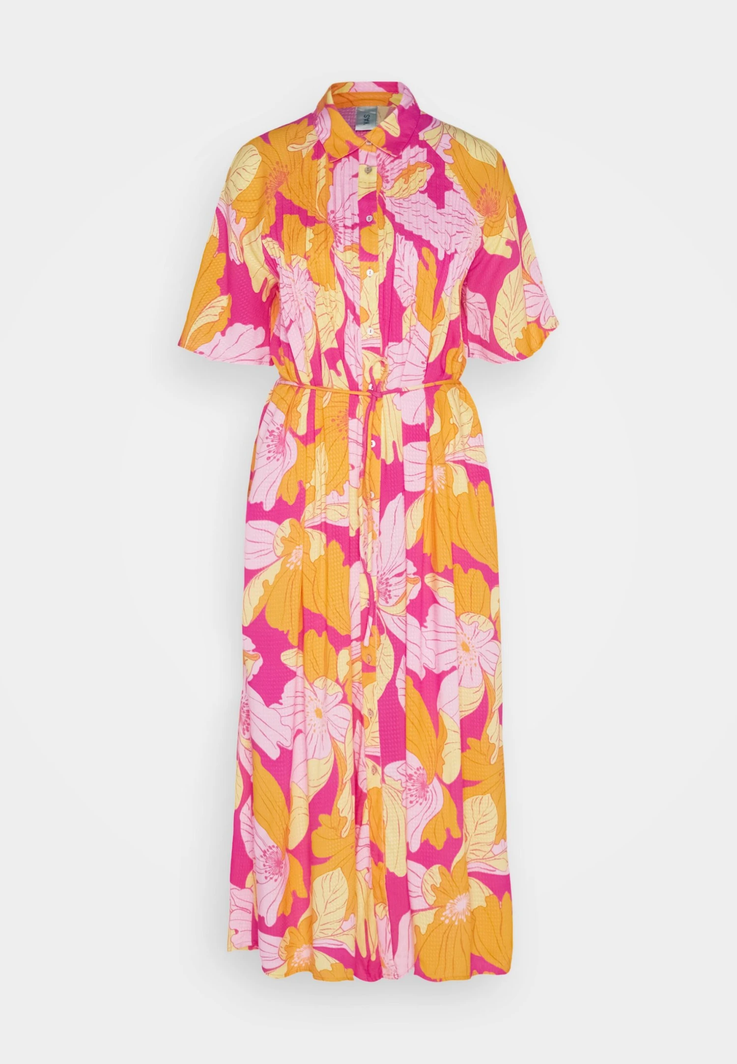 Yasfilippa Long Shirt Dress- Blousejurk - Fuchsia Purple 7 Yasfilippa Long Shirt Dress- Blousejurk - Fuchsia Purple - Afbeelding 5