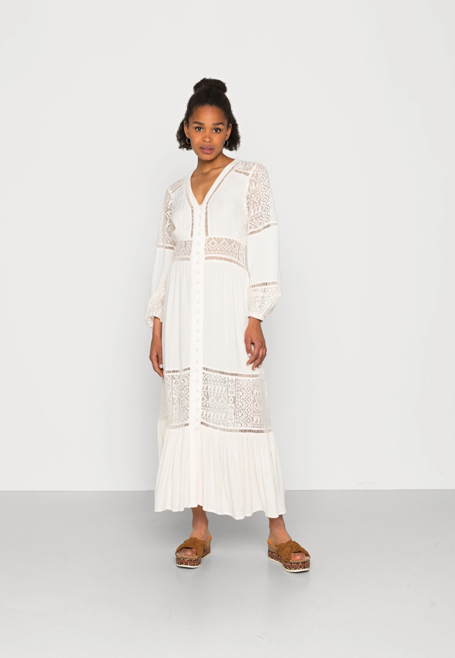 Yasmeza Long Dress - Blousejurk - Eggnog 3 Yasmeza Long Dress - Blousejurk - Eggnog