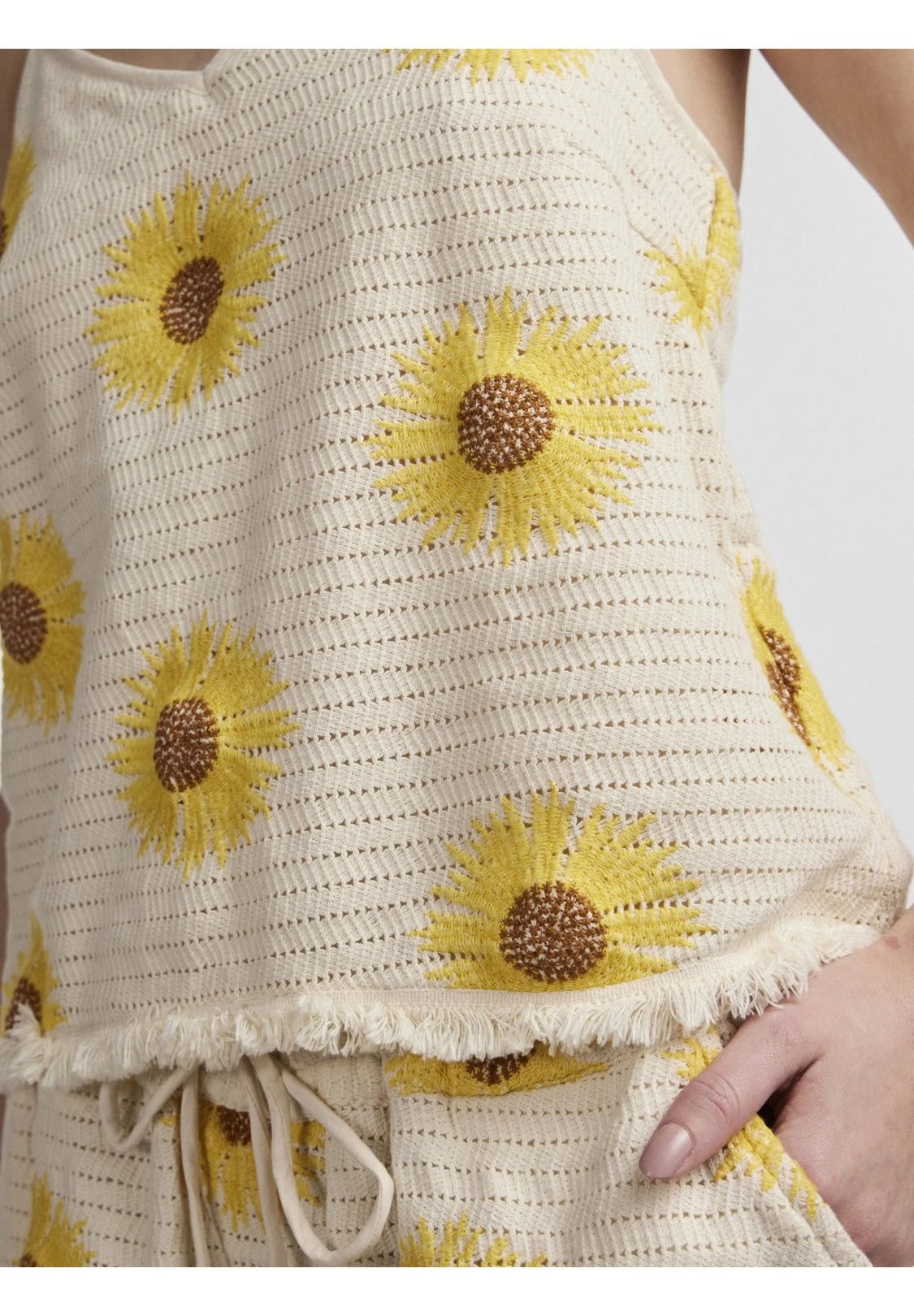 Yassunflower Strap Top - Fest - Blouse - Offwhite 6 Yassunflower Strap Top - Fest - Blouse - Offwhite - Afbeelding 4