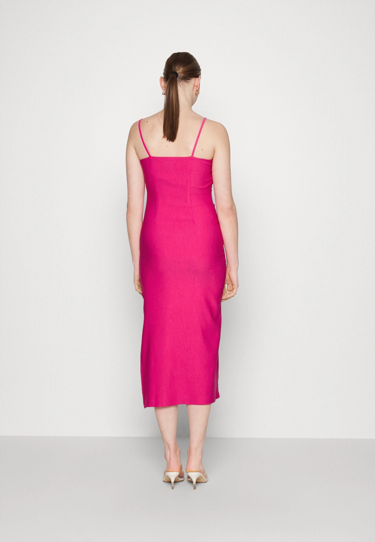 Yasatlanta Midi Dress - Cocktailjurk - Fuchsia Purple 5 Yasatlanta Midi Dress - Cocktailjurk - Fuchsia Purple - Afbeelding 3
