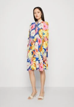 Yassimuna Short Dress- Blousejurk - Princess Blue/Simuna