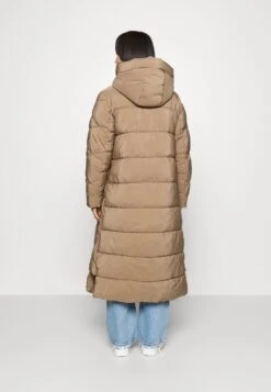 Yasliro Long Padded Coat - Winterjas - Caribou -Yas 33ee10d891fa48caa04cae475b0c76f9