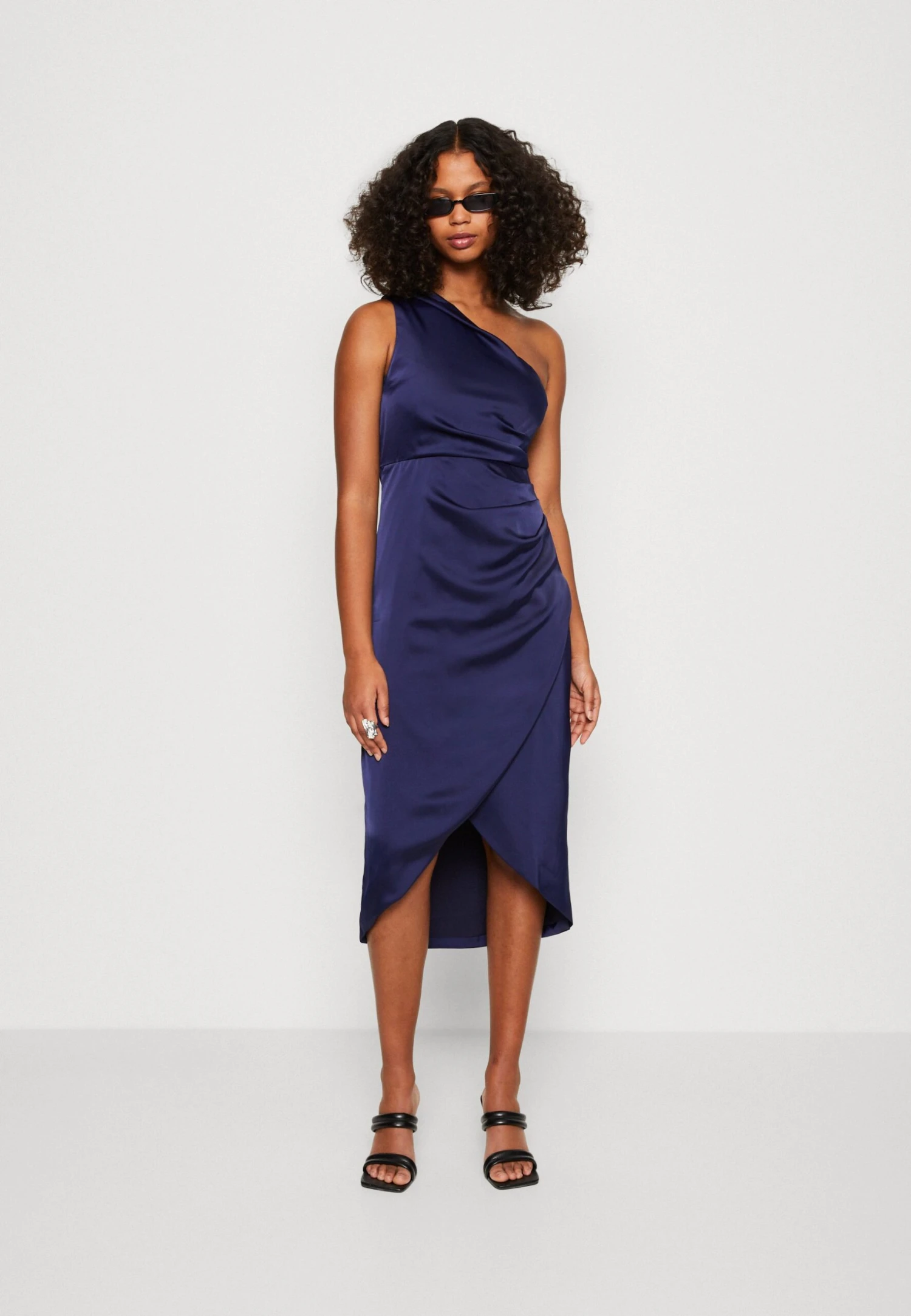 Yasthea Midi Dress- Cocktailjurk - Evening Blue 4 Yasthea Midi Dress- Cocktailjurk - Evening Blue - Afbeelding 2