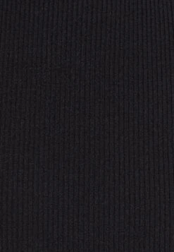 Yaslivia Longsleeve Midi Dress- Gebreide Jurk - Black -Yas 3475cc2dbe8f43fbbf8474e783cb586f