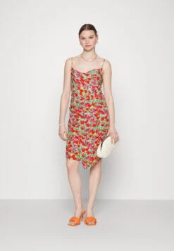 Yasomira Strap Mini Dress - Jurk - Orange Com/Omira Aop -Yas 34d72d0e33ce4cebbee361db235b0bba