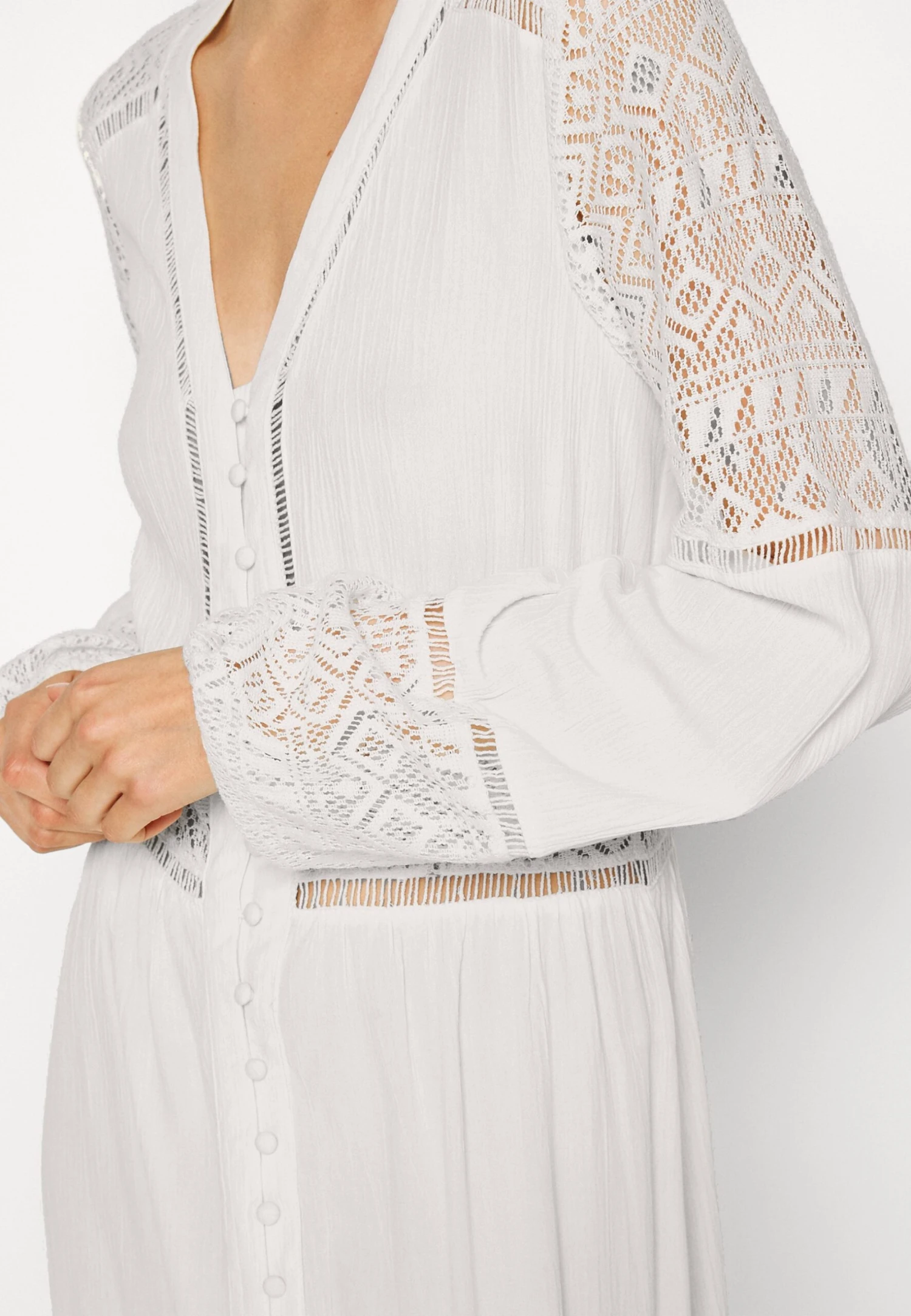 Yasmeza Long Dress - Maxi-Jurk - Eggnog 8 Yasmeza Long Dress - Maxi-Jurk - Eggnog - Afbeelding 6