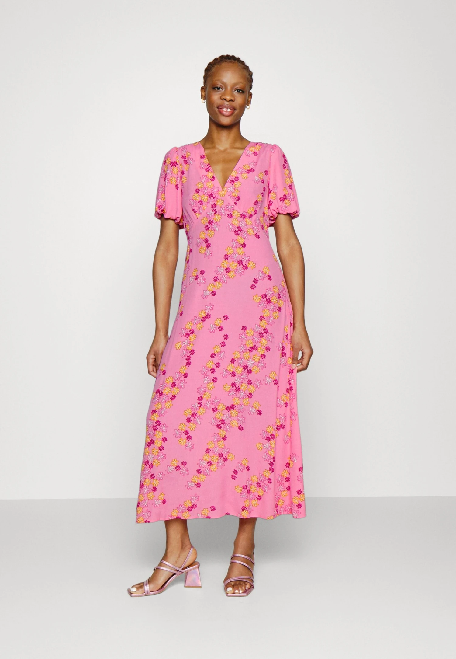 Yasfanaly Long Dress - Maxi-Jurk - Super Pink 4 Yasfanaly Long Dress - Maxi-Jurk - Super Pink - Afbeelding 2